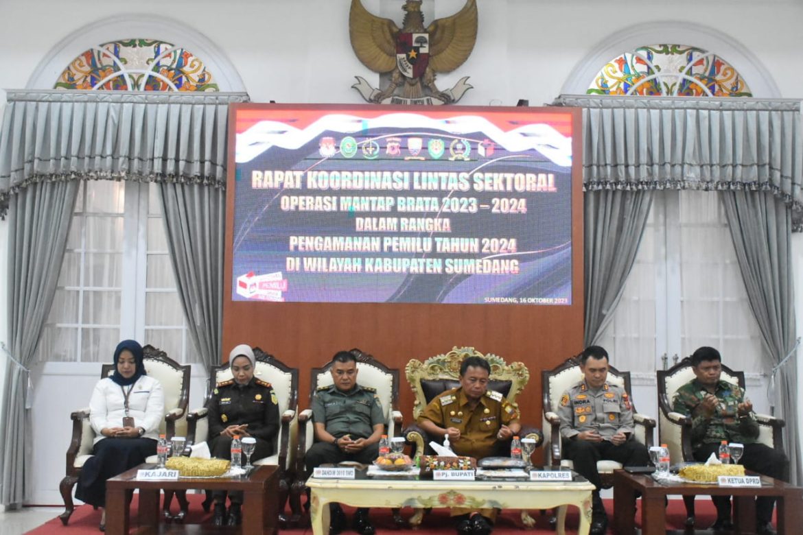 Rakor Lintas Sektoral Pengamanan Pemilu 2024