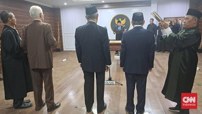 Anwar Usman Resmi Lantik 3 Hakim Jadi Anggota MKMK