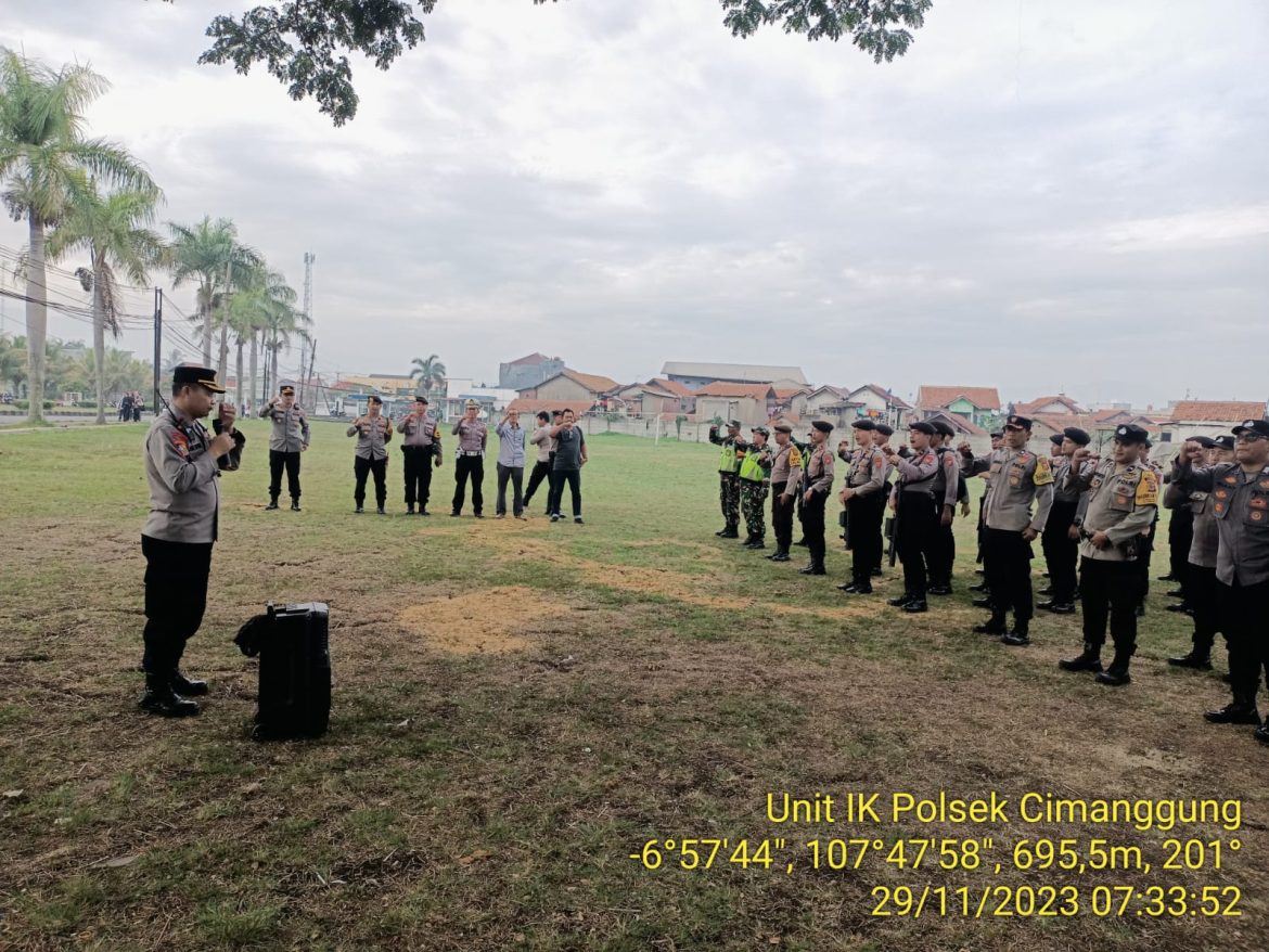 Pengamanan Aksi ABSM ke Pemprov  Jabar Terkait RPUMK Kab Sumedang 