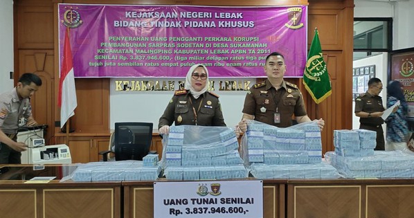 Adik Tiri Ratu Atut Bayar Uang Pengganti Korupsi Rp 3,8 M