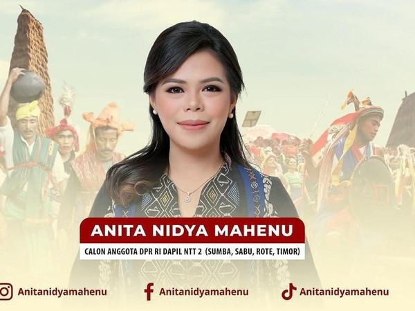 Anita Nidya Mahenu Caleg DPR RI Partai Gerindra, Usung ‘Satu Hati untuk NTT’