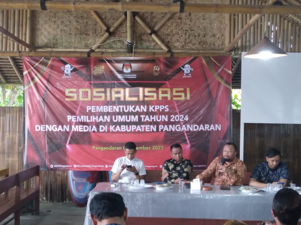 Ketua KPU Pangandaran Sosialisasi dan Pembentukan KPPS Pemilu 2024