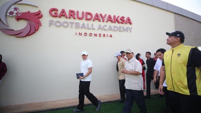 Prabowo Gagas Akademi Sepak Bola Modern