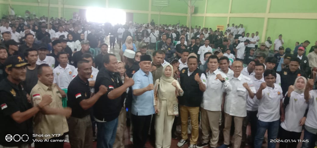 Partai Gerindra Kukuhkan Kordinator TPS Kecamatan Cicurug Dan Cidahu