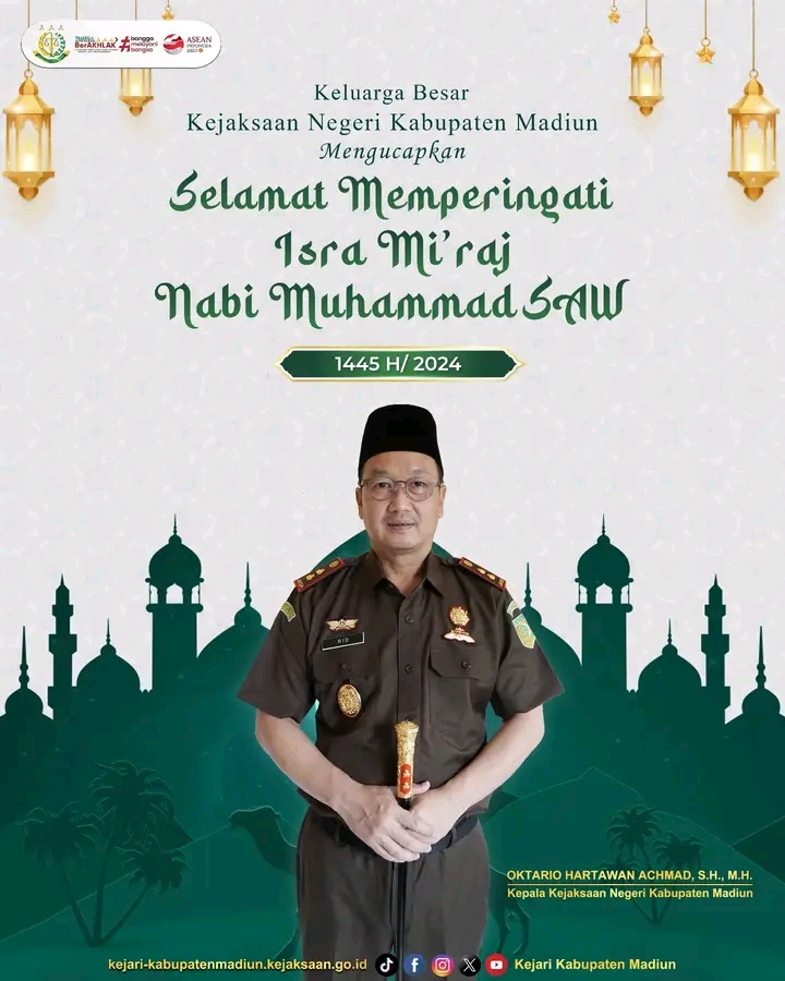 Selamat Memperingati Isra Mi’raj 1445H/2024M