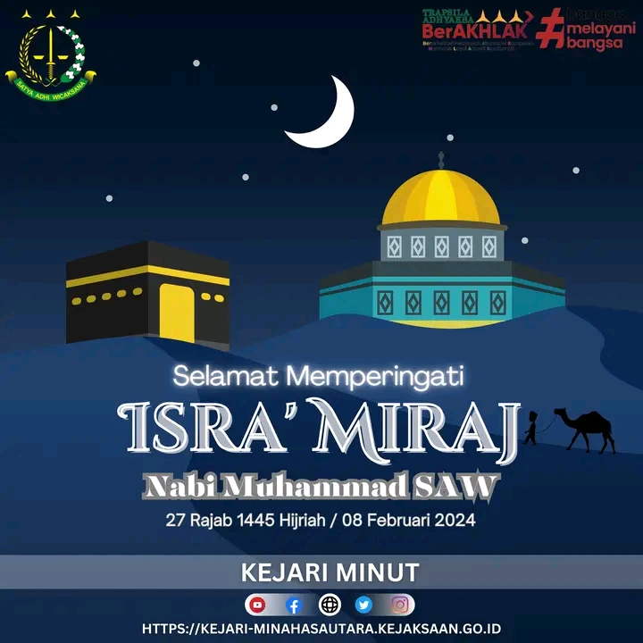 Selamat Memperingati Isra Mi’raj 1445H/2024M