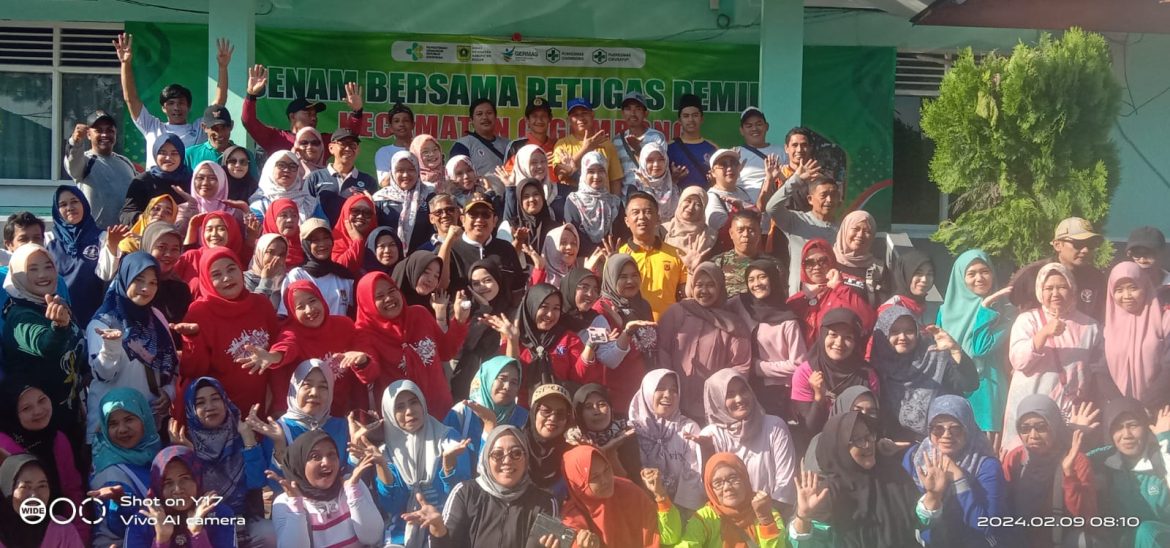 UPT Puskesmas Cigombong Dan Forkopimcam Cigombong Giat Senam Sehat