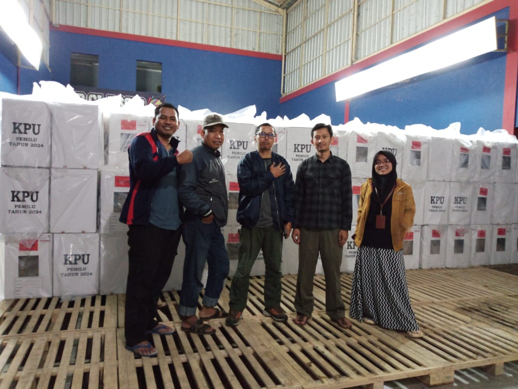 Panwaslu Kec.Arjasari Awasi Pendistribusian dan Kesiapan Logistik 