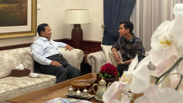 Gibran Temui Prabowo di Kediaman Kartanegara