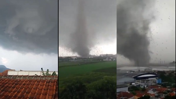 BMKG Sebut Angin Merusak di Rancaekek Small Tornado