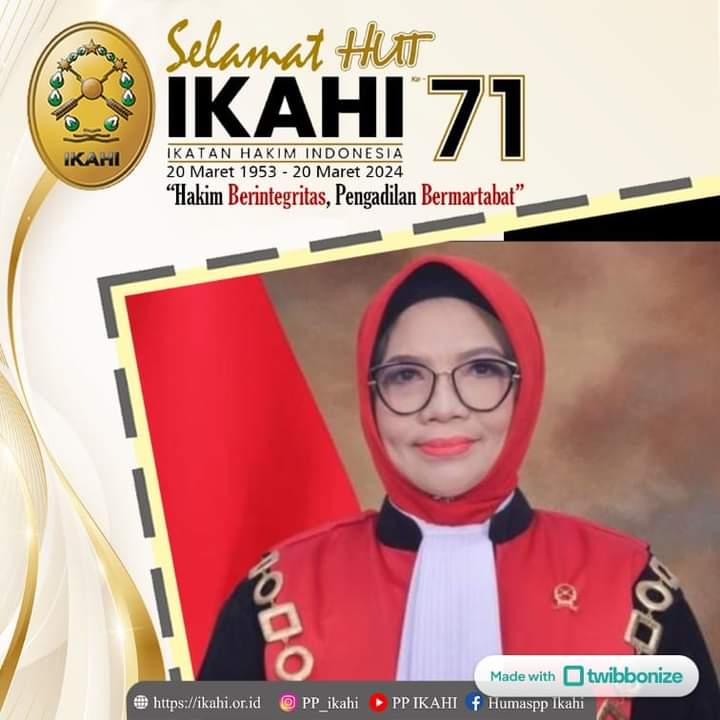 Selamat HUT IKAHI ke-71