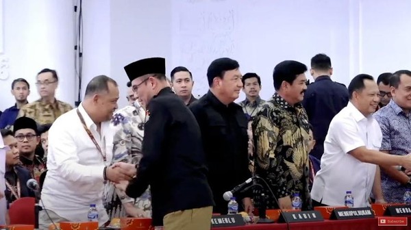 Hadi dan Tito Hadiri Pengumuman Hasil Pemilu 2024 di KPU