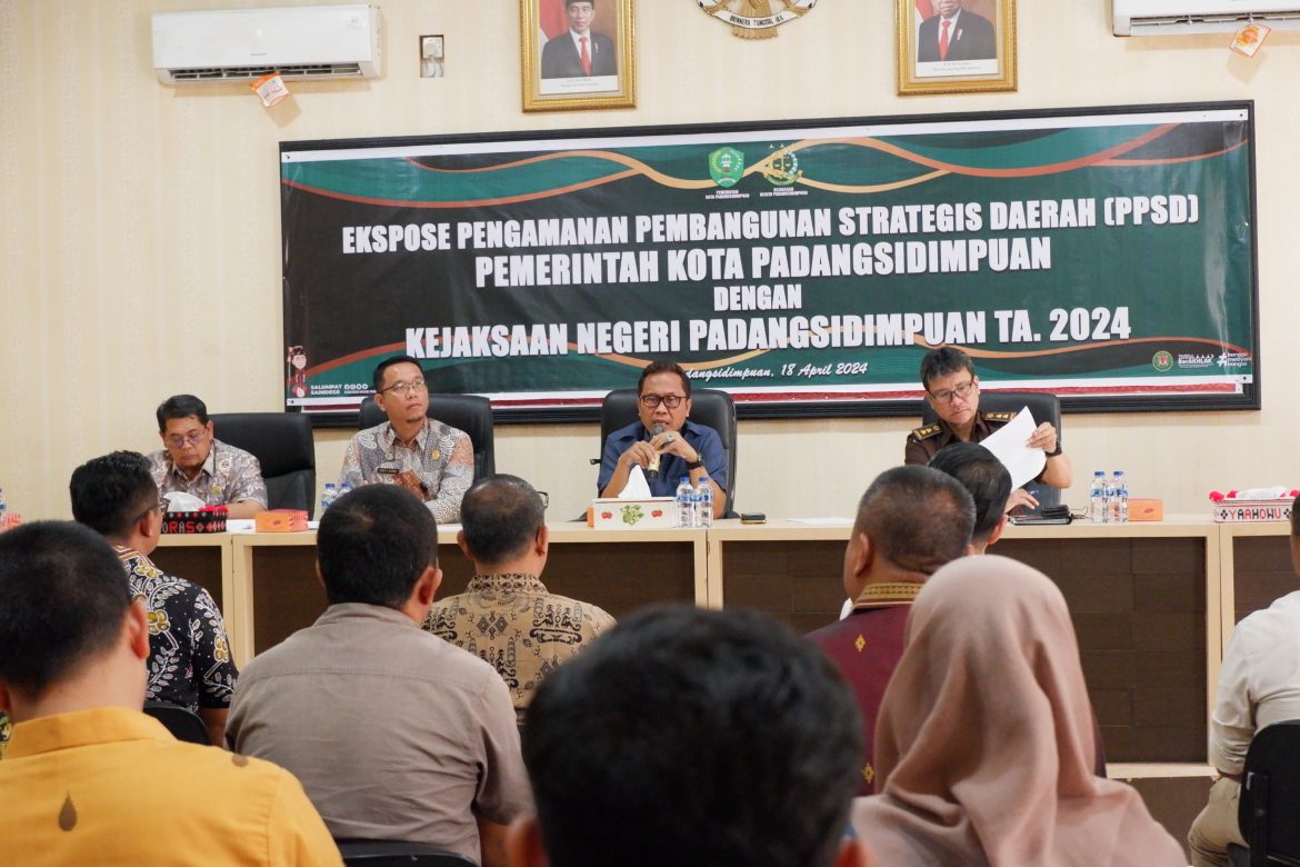 Plt Sekda Ikuti Ekspose Kegiatan PPSD Bersama Kejari Padangsidimpuan