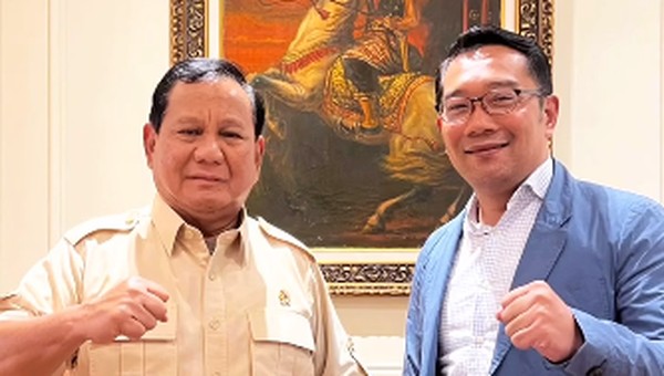 RK Dapat Wejangan soal Makanan Bergizi dan Olahraga dari Prabowo
