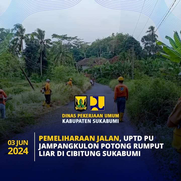 PUPR Sukabumi Lakukan Pemeliharaan 2Km Jalan