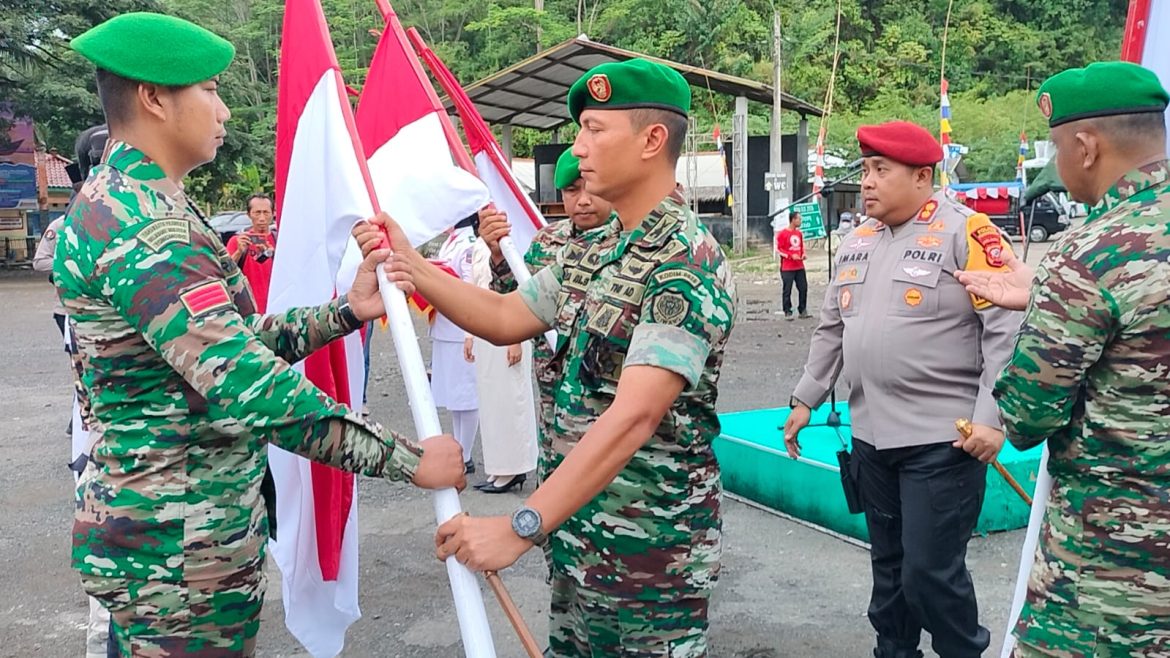 Kodim 0625/Pangandaran Kirab Bendera Merah Putih di Kemerdekaan RI ke-79