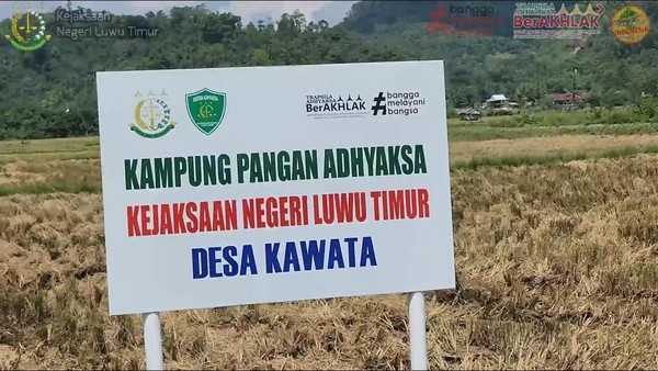 Mentan Apresiasi Kampung Pangan Kejari Luwu Timur