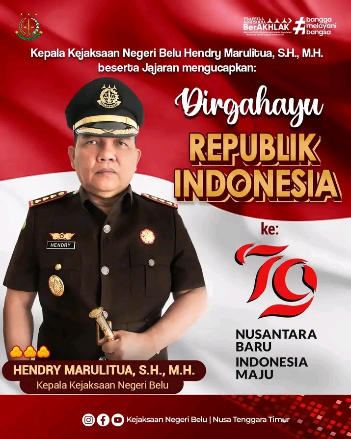 Dirgahayu Republik Indonesia ke-79