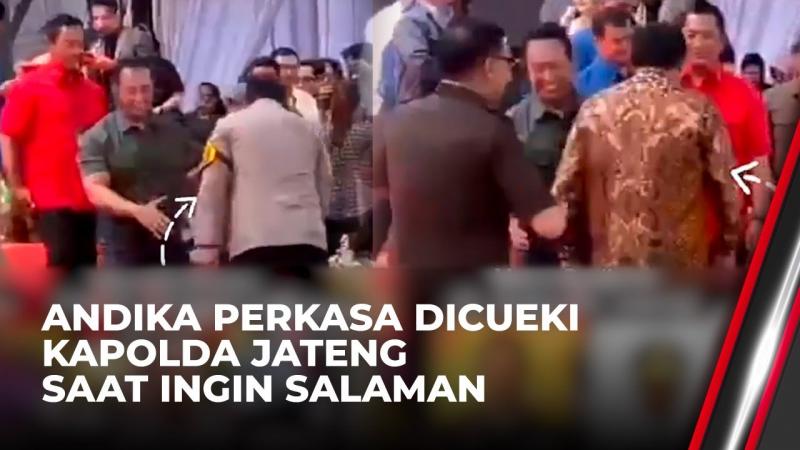 Viral Video Kapolda Jateng Tak Salami Andika