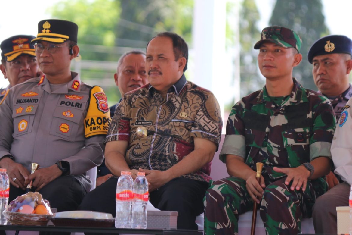 Polres Pangandaran Gelar Simulasi kontijensi Sispamkota