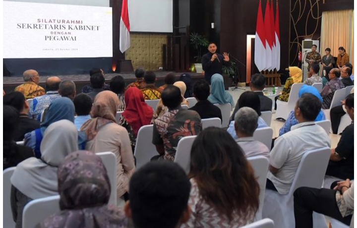 Mayor Teddy Silaturahmi ke Pegawai Seskab