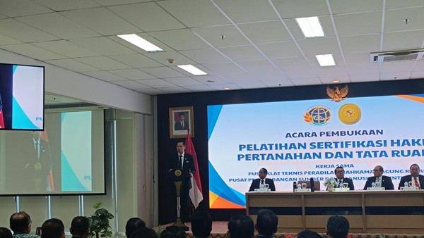 AHY-Ketua MA Buka Pelatihan Hakim Pertanahan dan Tata Ruang di Bogor