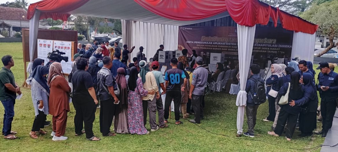 KPU Pangandaran Gelar Simulasi Pemungutan dan Penghitungan Suara