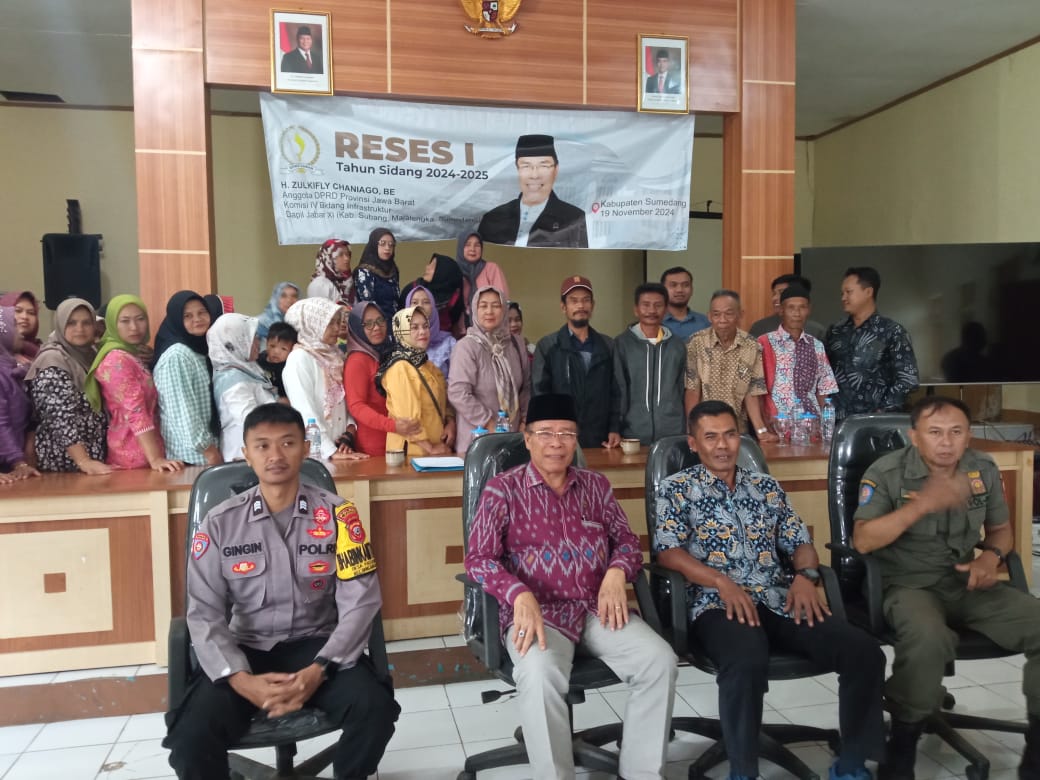 Giat Reses 1 Tahun Sidang 2024-2025  Anggota DPRD Provonsi Jawa Barat Komisi IV