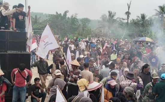 Petani SPP Demo di BPN Pangandaran, Tuntut Hentikan Praktik Mafia Tanah