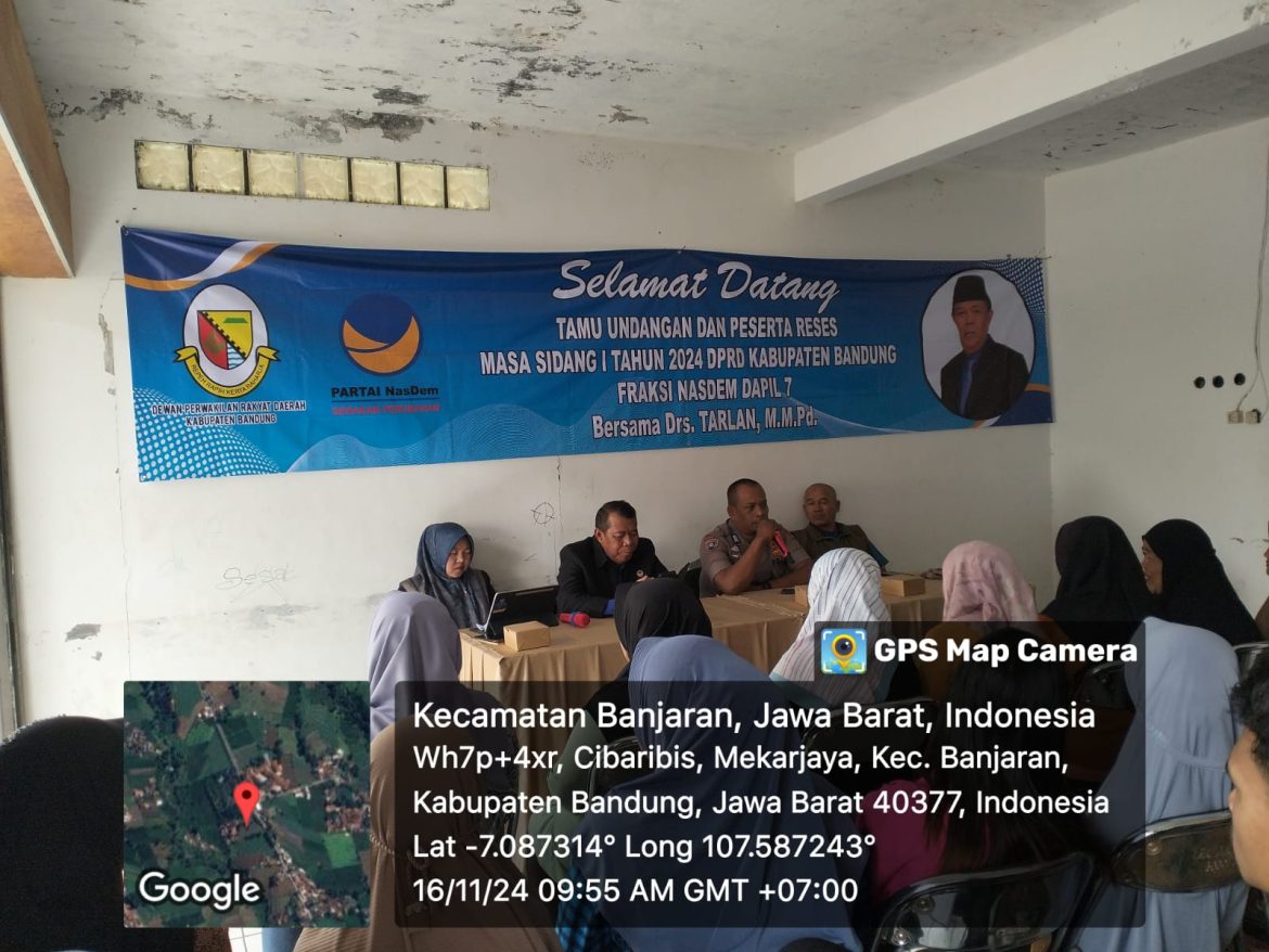 Reses Masa Sidang I Anggota DPRD Partai Nasdem Tahun 2024