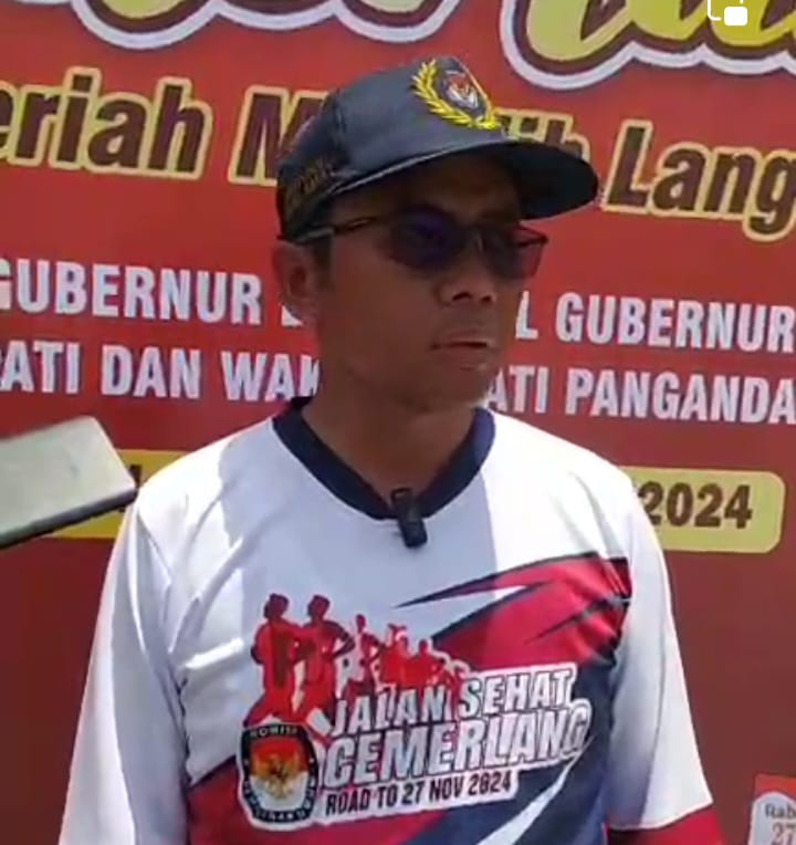 KPU Pangandaran Gelar Jalan Sehat Cemerlang untuk Sosialisasi Pilkada 2024
