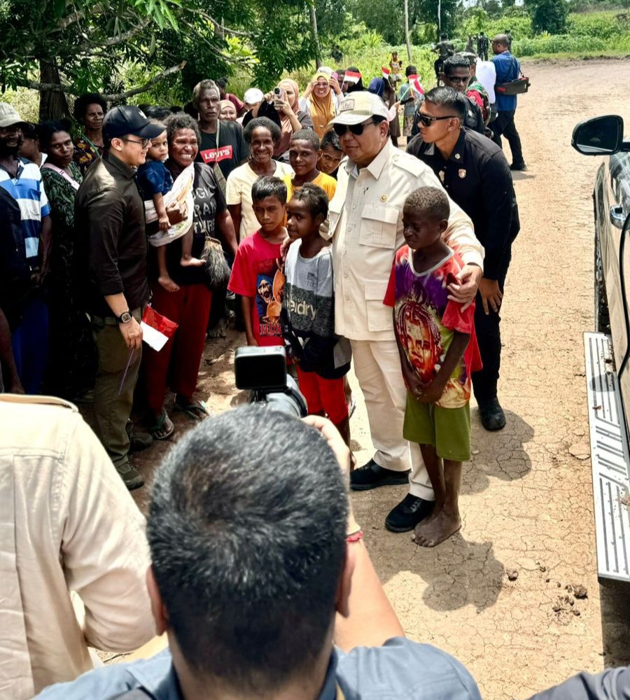 Presiden Prabowo Melihat Lebih Dekat Proyek Cetak Sawah 1 Juta Hektar Haji Isam