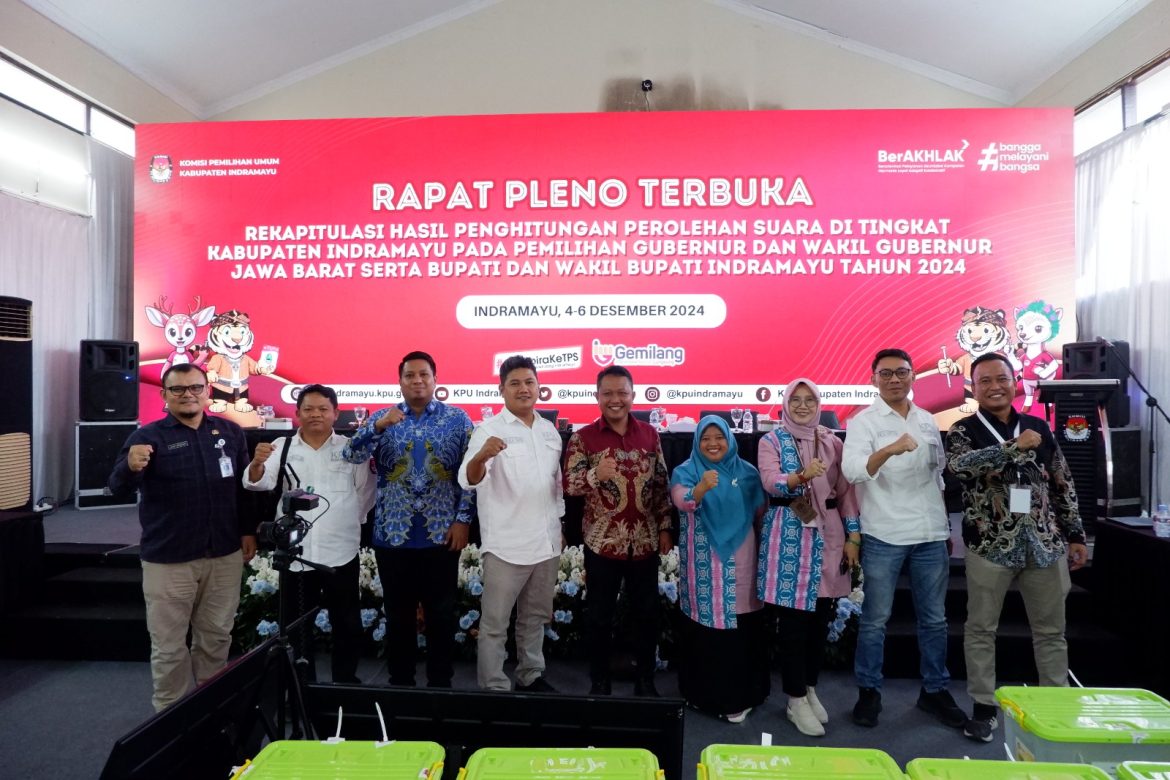 KPU Indramayu Umumkan Resmi Tak Ada Sengketa Pilbup Indramayu 2024