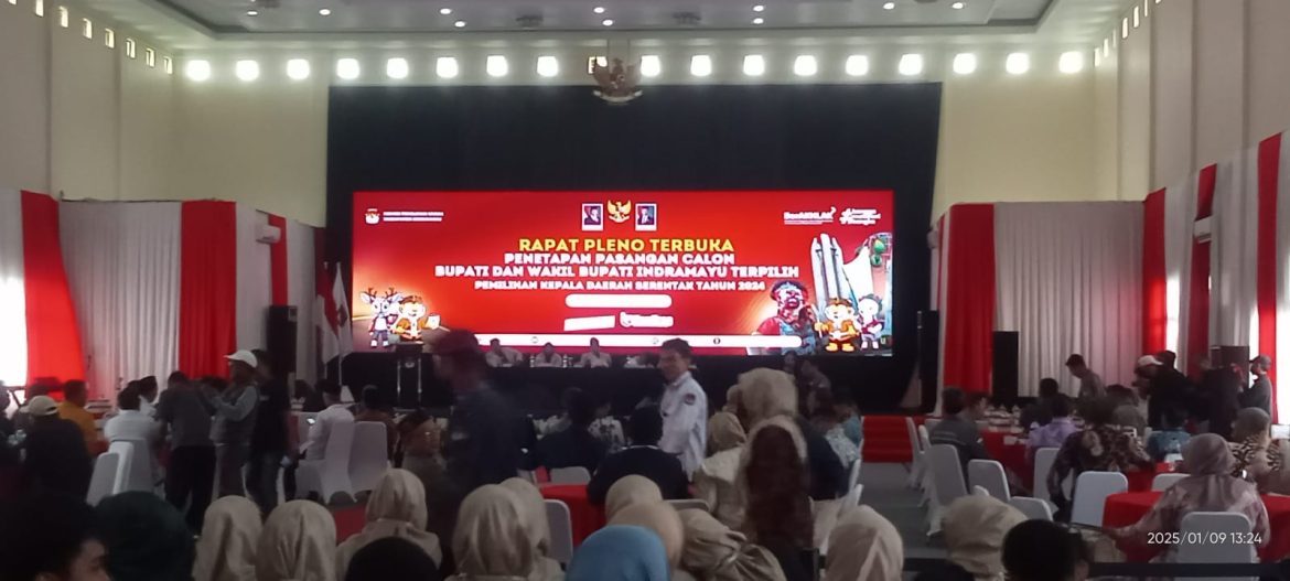 Hasil Pleno Terbuka, KPU Indramayu Tetapkan Paslon Nomor Urut 2 Lucky-Sae Bupati Terpilih di Pilkada 2024