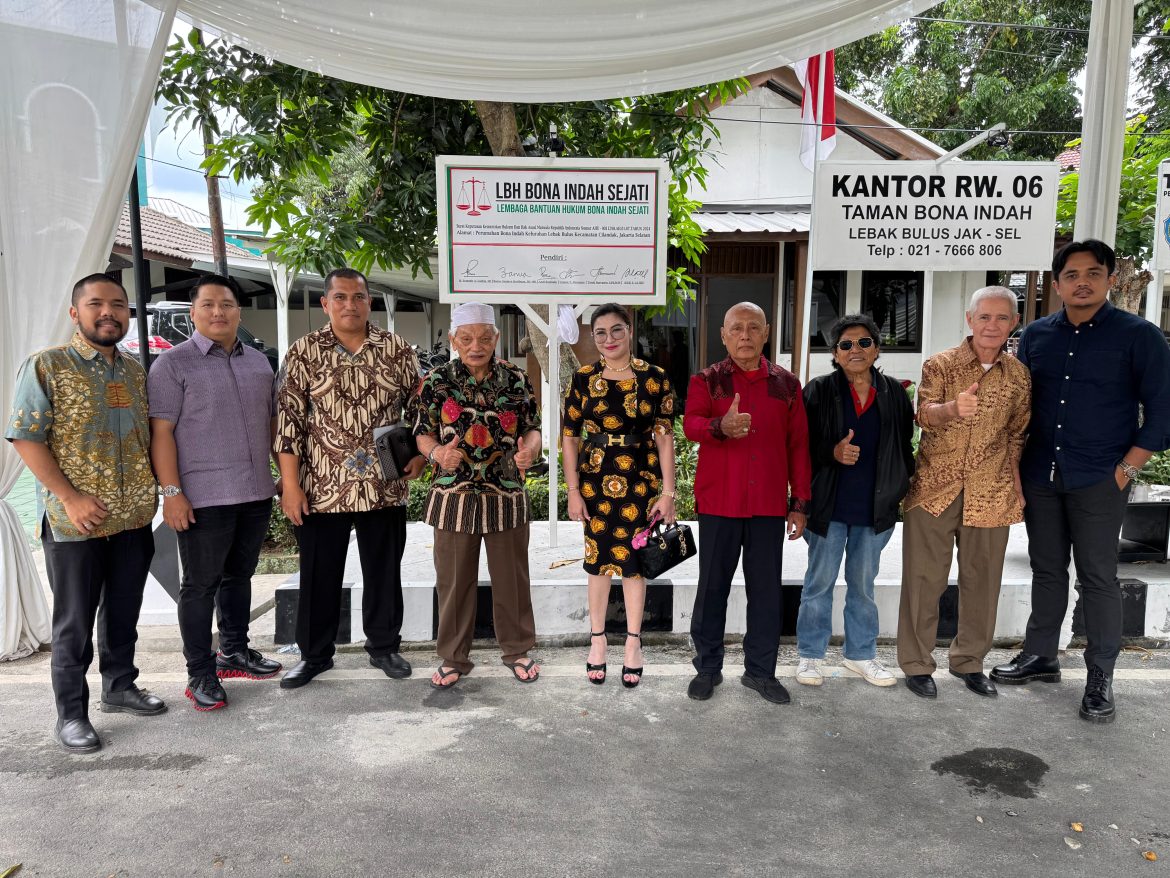 LBH Bona Indah Sejati Melayani Bantuan Hukum Gratis