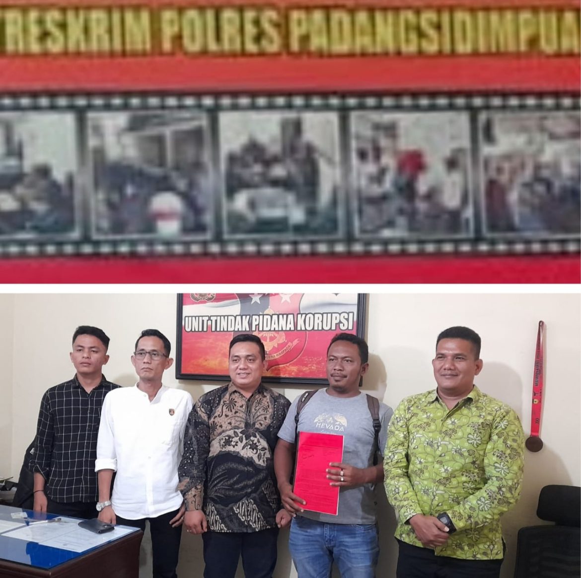 Pelapor Dugaan Korupsi Pembangunan Gedung SDN 200214 Hadiri Undangan Verifikasi Polres