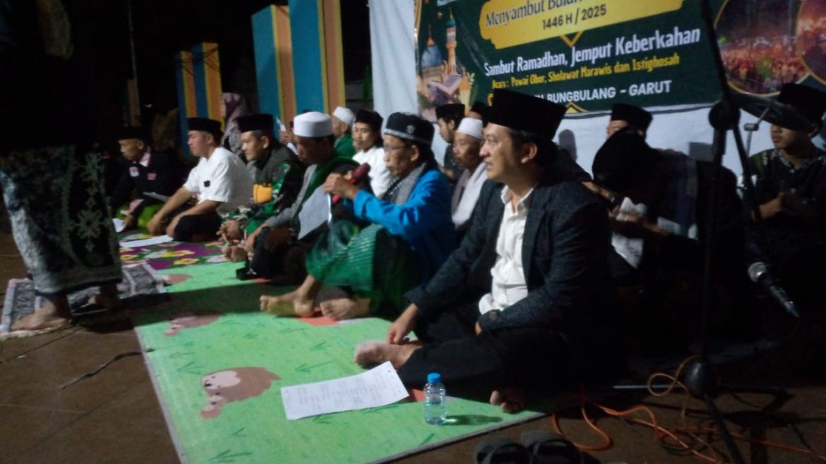 Sambut Ramadhan Ribuan Warga Bungbulang Meriahkan Gebyar Sholawat & Istighosah