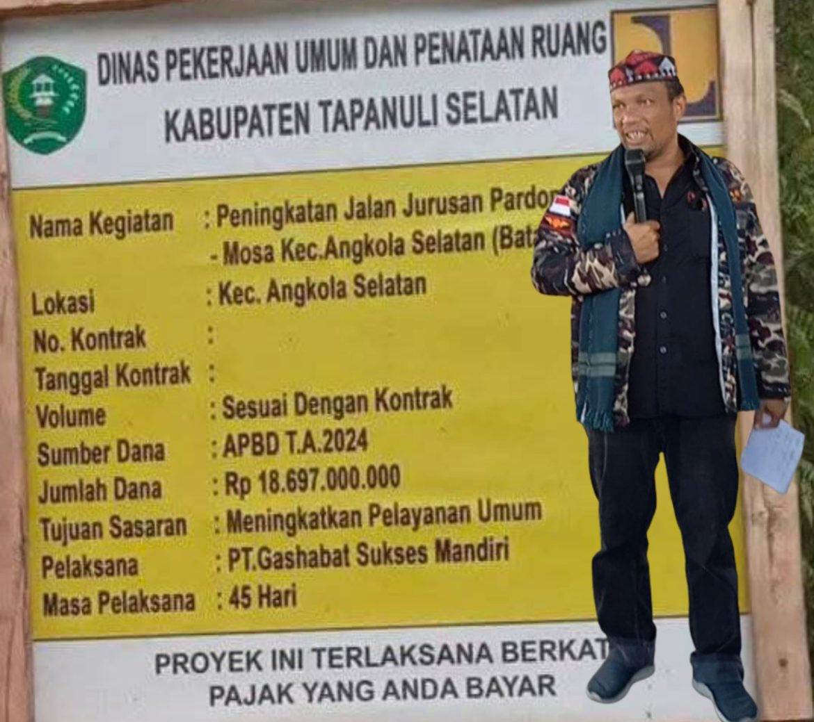 Korwil GRIB JAYA Tabagsel Minta APH Selidiki Pemenang Tender 18 M di PUPR Tapsel