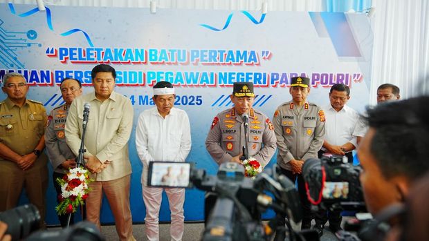 Kapolri Ground Breaking Program Perumahan Subsidi Bagi Anggota Polri