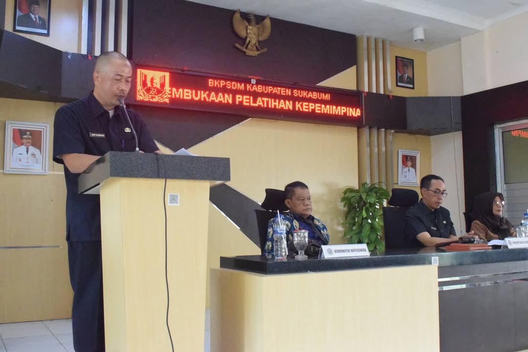 Kepala BKPSDM Dampingi Sekda Sukabumi Buka Pelajaran Klasikal PKP 2025