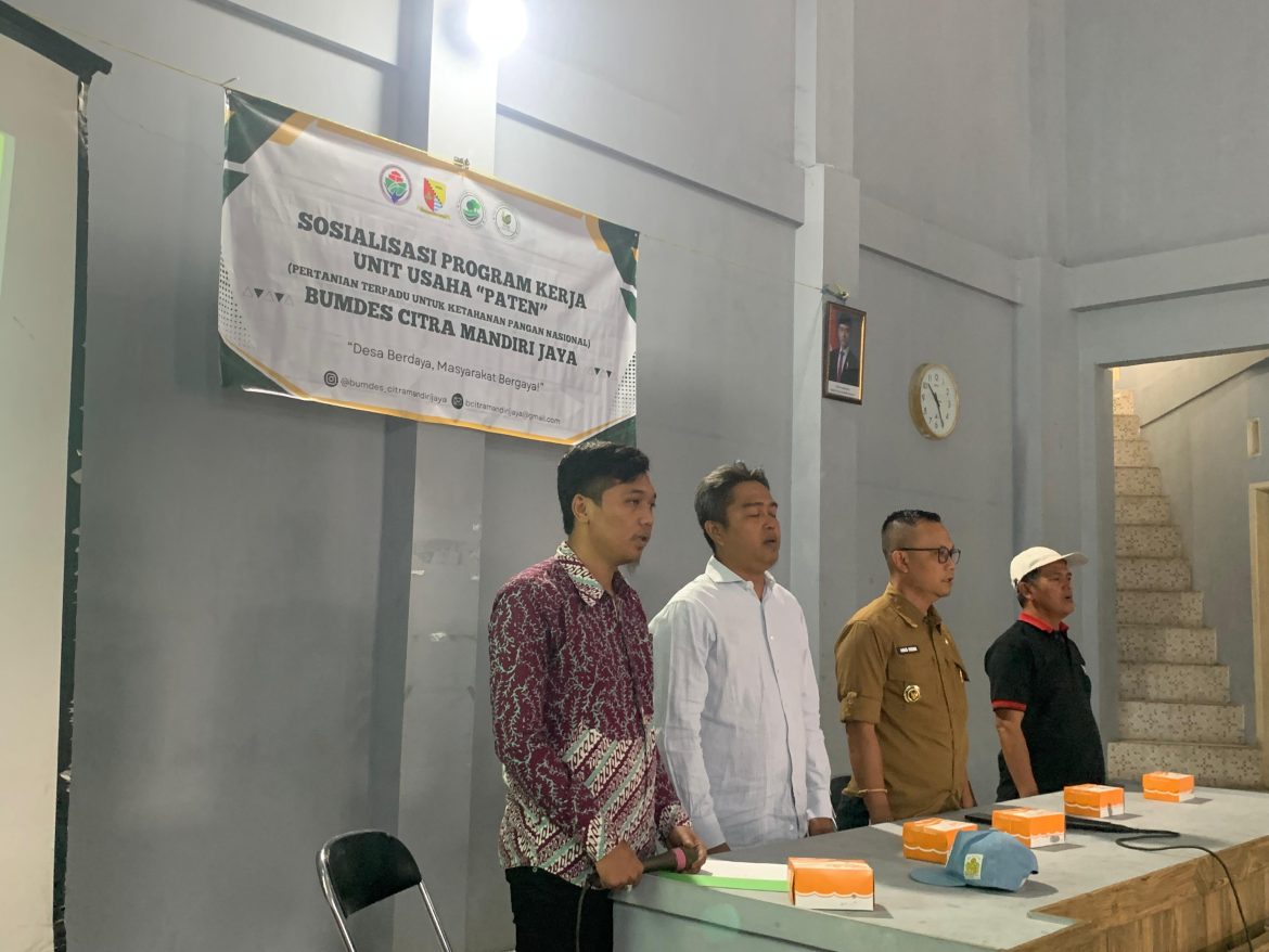 BUMDes Citra Mandiri Jaya Gelar Sosialisasi Program PATEN