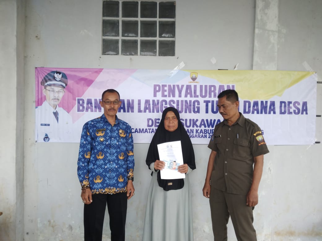 Pemdes Sukawangi Realisasi BLT DD Ta 2025