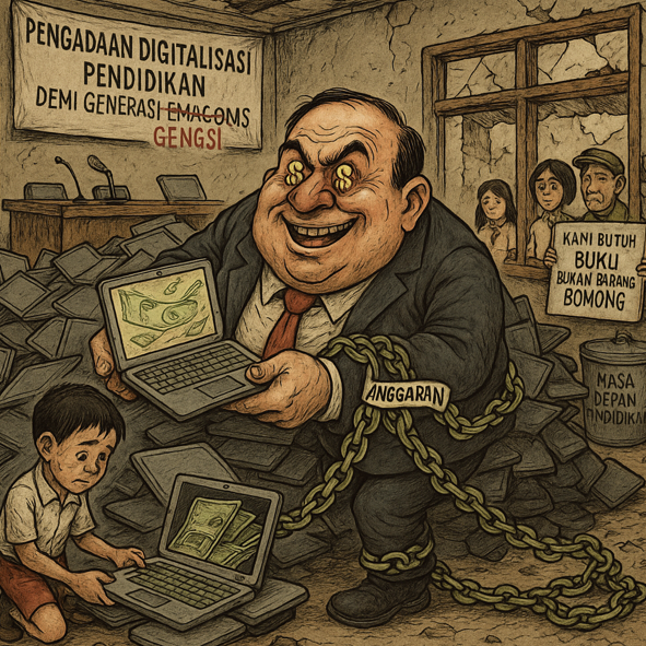 Melacak Jejak Opung dan Raja Ojol di Kasus Dugaan Korupsi Laptop