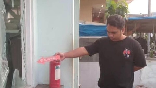 Perusak Pos Keamanan Masjid Agung Kota Bogor Masih Diburu