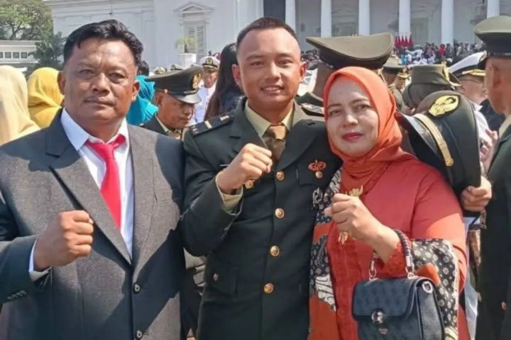 Putra Kades Perkebunan Hanna dilantik Jadi perwira TNI AD