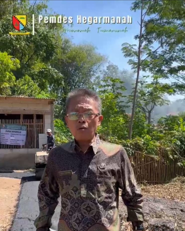 Pemdes Hegarmanah Realisasikan BLT DD dan Hotmix Ta 2025