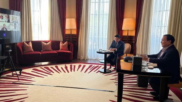 Prabowo Ratas Bareng 7 Menko Langsung dari Belgia