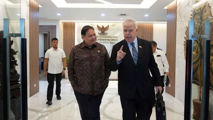 Pejabat AS dan Airlangga, Bahas OECD hingga Reaktor Nuklir