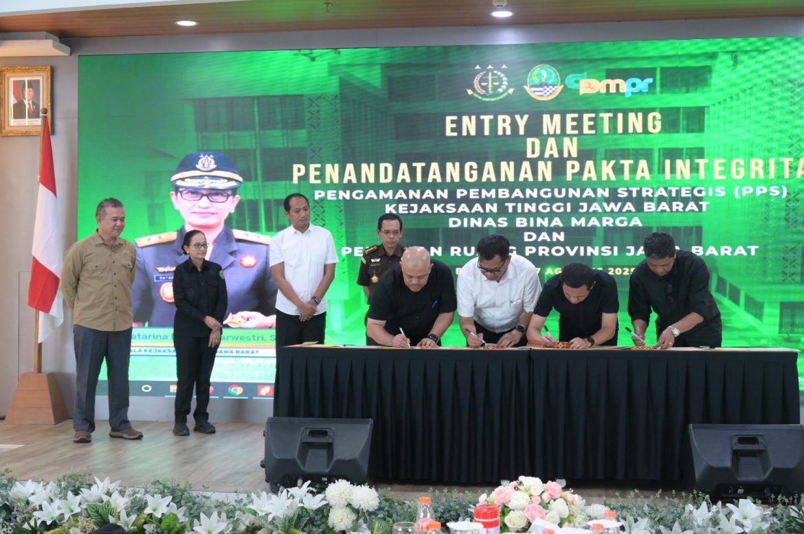 Kejati Jabar MoU dengan Dinas Bina Marga dan Penataan Ruang