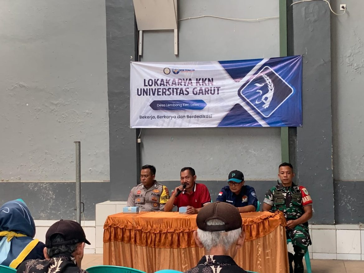 KKN universitas Garut Wujudkan Desa Aman, Sehat dan Produktif
